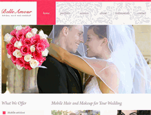 Tablet Screenshot of belle-amour.com